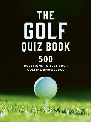 cover image of The Golf Quizbook
